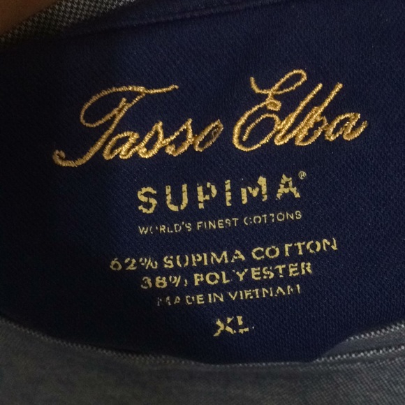 Tasso Elba Supima Crewneck Men’s Tee Worlds Finest - Picture 4 of 8